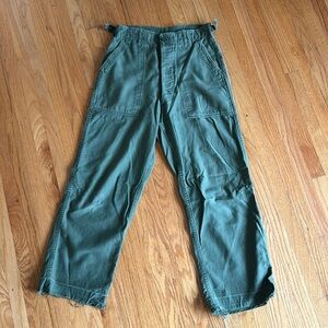 Vintage 60s Army Pants size 26-28